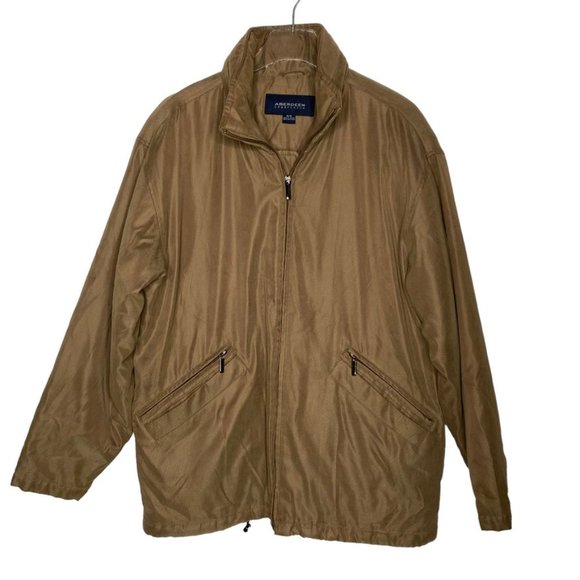 Aberdeen Other - Aberdeen insulated winter coat men's size medium tan microfiber